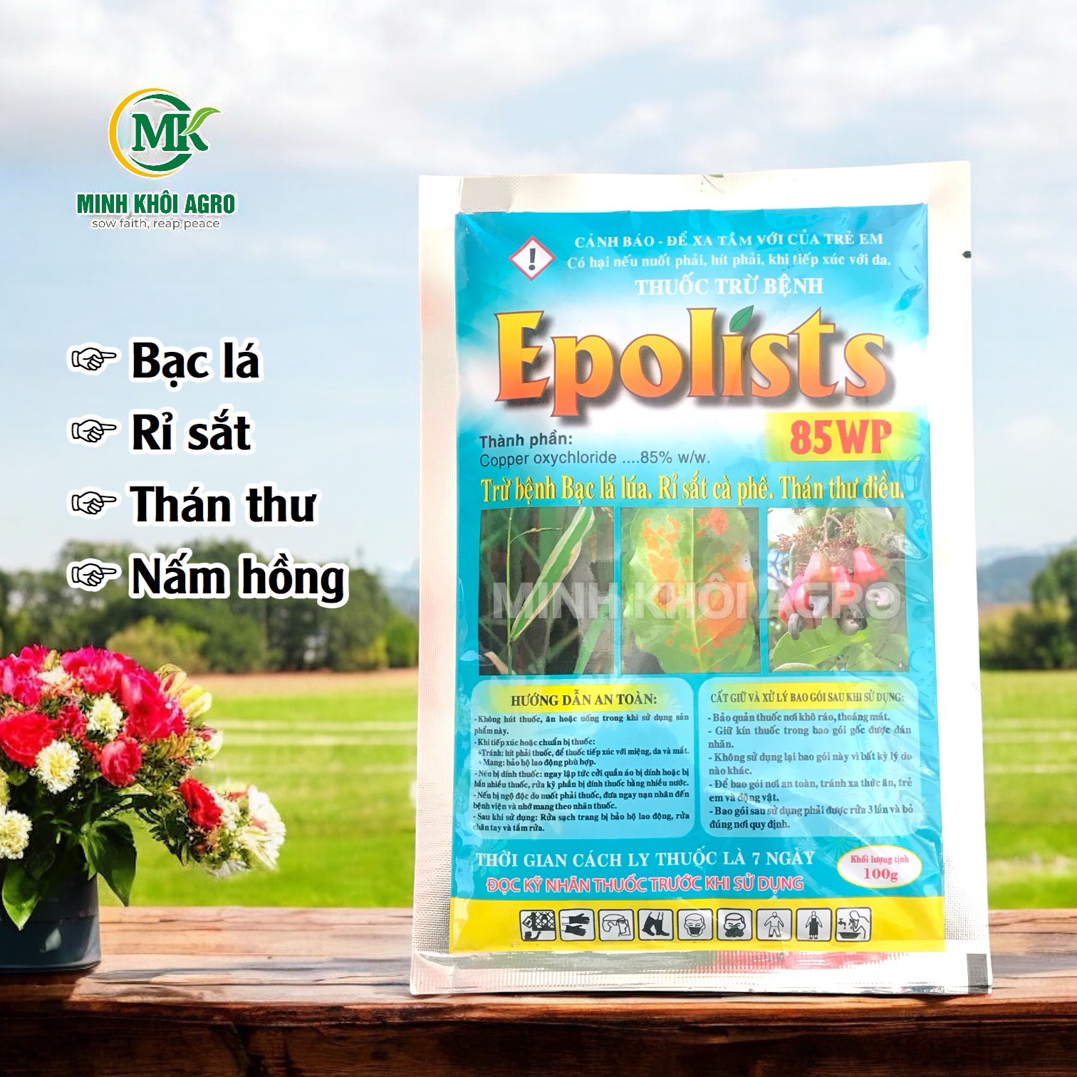 Thuốc trừ bệnh Epolists 85WP - Gói 100g